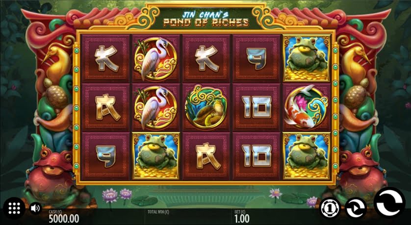 Matematica del gioco della slot Pond of Riches di Jin Chan
