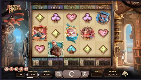 Jeu jackpot Yggdrasil
